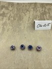 Lot Of 4-antique Venetian Chevron African Glass Trade Beads