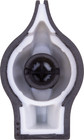 Ced P-k428 1 25  Large Black Pointer Knob For Peavey Amp Push-on 3 16  Shaft 1pc