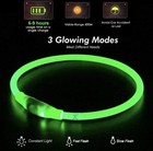 Led Dog Collar  Usb Rechargeable Flash Dog Necklace Light  Pet Safety Collar