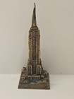 Vtg Empire State Building Metal Souvenir Statue New York Landmark Replica 5 