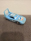 Disney Pixar Cars    damaged    King  43 Mattel 1 55 Diecast Metal Toy Car Blue