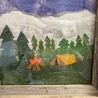 Framed Textile Wall Hanging 