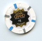 1 00 Chip From The Indiana Grand Casino Shelbyville Indiana H c Secondary