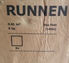 Ikea Runnen Outdoor Decking  Brown Stained Lot X4 36 Piece  12 x12   Acacia Wood