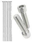 Metric A4-70 Stainless Socket Head Cap Screws Assortment - 1510 Pcs