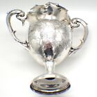 Chinese Export Silver Vase Engraved Flower Decorations