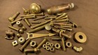 Antique Brass Ship Engine Order Telegraph Parts Bolts Handle Indicator