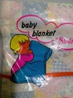 Storktek Vintage Baby Blanket Quilt Patchwork Print 36 x50 New 