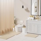 Bathroom Set 27pc White Accessories With Shower Curtain   Rugs - Complete Decor