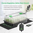 Vivosun 1-pack 40-cell Seed Starter Trays With 1 Set Of Led Lights And 10 x20 75
