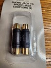 Vintage Radio Shack Gold Plated Phono Jack To Phono Jack Couplers 2 Pack