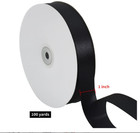 Black Satin Ribbon  Thin Solid Color Satin Ribbon For Gift Wrapping  Crafts