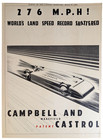 Castrol Land Speed Record Broken 1935 Print Ad Punch Magazine Uk Orig 8x11 