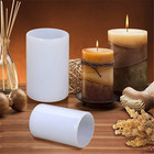 2 Sizes Cylinder Candle Molds For Candle Making Silicone Candle Molds Pillar Can