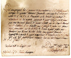 1780 Cagliari Sardinia Handwritten Letter Count Francesco Lavagna M Malagrida