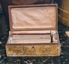 Antique Sewing Lace Making Box Bobbin Winder Bone Shuttles Wood Lace Prick Rare 