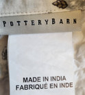 Pottery Barn Wedding Ring Quilted Euro Shams Gray White Cotton Lot Of 3