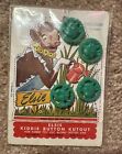 1949 Elsie The Cow Green Kiddie Button Kutout Prevue Borden s Milk Vintage Cute
