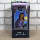 Disney Wish 4 Piece Full Sheet Set  Fitted   Flat Sheet   2 Pillow Cases