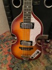 Rogue Vb100 Violin Bass Guitar W  Gig-bag - Sunburst New 