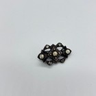 Vintage Filigree Brooch Lot Art Deco Silver Tone Maybe Antique Victorian Jewelry