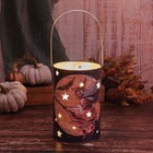 Primitives By Kathy Halloween Retro Witch Lantern Home Decor Tin Vintage Look
