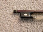 Vintage Wood Violin Bow  29    Long  Wood  Octogon  Mother Of Pearl Inlays  Brown 