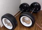 Barbie    57 Chevy Bel Air Convertible 1988-parts  steering Wheel  Seat Belt  Etc 