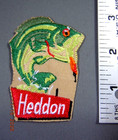 Heddon Fishing Lures Embroidered Iron-on Patch 3  X 2 