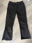 Black Flare Denim Jeans 30x30