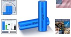 2 Pack 3 7 Volt 18650 Rechargeable Battery  3000mah Battery Flat Top Lithium Ba