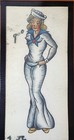 Brooklyn Joe Lieber Traditional Vintage Style Tattoo Flash Sheet 5x17 Usa Sailor
