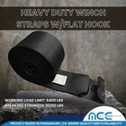 10 Pack Flatbed Truck Tie Down 4  X 30  Winch Strap W flat Hook Wll 5400 Lbs