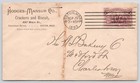 1893 Hodges Mansur Co Crackers And Biscuit Boston Ma Advertising Cover