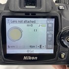 Nikon D60 Digital Slr Camera Body Only  New Battery   Charger Turns On No Lens