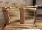 Vintage Heirco In Out Register Industrial Office Attendance Board Buffalo Ny