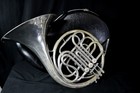 Conn 14d Single French Horn In F - Used  Damaged Finish  Hard Case Included