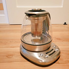 Breville Btm500 Clr Tea Maker Glass Electric Kettle 4-cup Tea Basket Tested