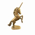 Vintage Brass Unicorn Statue 7 5    X 4 5   