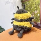 Yellow Bee Plush Toy Super Soft Cuddly Spring Stuffed Animal Doll Gift
