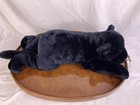 Fao Schwarz Black Panther Large Plush Green Eyes Rare 24  Stuffed Animal