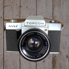 Vintage Topcon Uni 35mm Film Camera Uv Topcor 53mm F 2 Lens Case Parts Repair