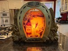 Vintage 50   s Olympia Beer Horseshoe Lighted Good Luck Horshoe Sign Needs Repair