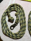 2 Hand Made Cotton Horse 8 Feet Isle leads Blue Huge Toggle Clips Or 100in