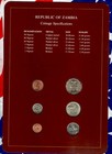 Coin Sets Of All Nations Zambia 1968-1983 Unc 20 Ngwee 1968 50 Ngwee 1972