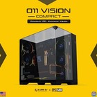 Compact Black Steel Tempered Glass Atx Mid Tower Pc Case With Back Connect