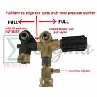 Sigma Bolt On Unloader W  Injector 8-0635 For Mi-t-m 8-0632 Pressure Washer Pump