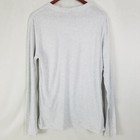 Womens Shirt Medium Gray Top Mississippi Long Sleeve Scoop Neck Semi Sheer
