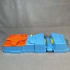 Hot Wheels Track Builder Booster Pack  2 Orange Track Pieces   Car Tested Works