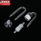 Co2 Diffuser  Carbon Dioxide Glass Reactor U Shape Tube Set For Aquarium Plants